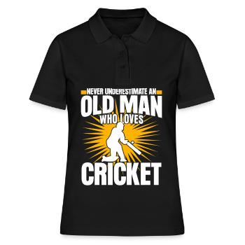 Cricket Cricketers Équipe de cricket - Polo Femme - noir - Devant - Ailine (174cm)