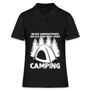 Camping Camping Tente de camping - Polo Femme - noir - Devant - Ailine (174cm)