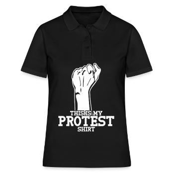 Protest Rejection No No - Women's Polo Shirt - black - Front - Ailine (174cm)