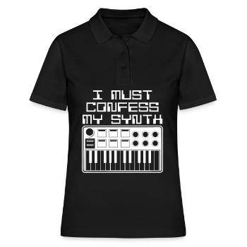 Synthétiseur Synthétiseur Synthétiseurs de musique - Polo Femme - noir - Devant - Ailine (174cm)