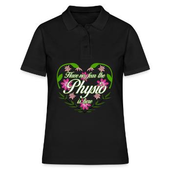 Physiothérapeute Physiothérapeute Physiothérapie - Polo Femme - noir - Devant - Ailine (174cm)