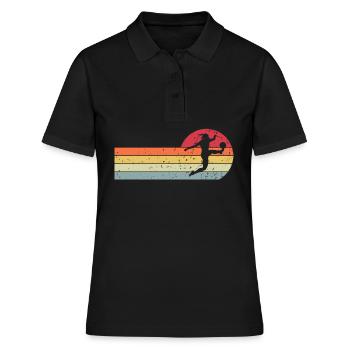 Soccer féminin Soccer féminin Football féminin Soccer féminin - Polo Femme - noir - Devant - Ailine (174cm)