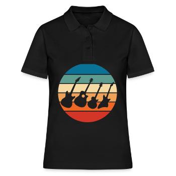 Guitarist - Women's Polo Shirt - black - Front - Ailine (174cm)