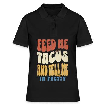 Tacos - Polo Femme - noir - Devant - Ailine (174cm)