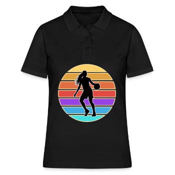 Basketball Basketball Basketball Femme Basketball - Polo Femme - noir - Devant - Ailine (174cm)