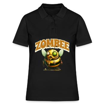 Abeille zombie Zombee - Polo Femme - noir - Devant - Ailine (174cm)