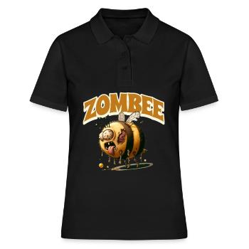 Abeille zombie Zombee - Polo Femme - noir - Devant - Ailine (174cm)
