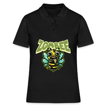 Abeille zombie Zombee - Polo Femme - noir - Devant - Ailine (174cm)