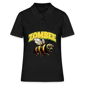 Abeille zombie Zombee - Polo Femme - noir - Devant - Ailine (174cm)