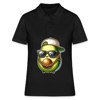 Gangster de l’avocat - Polo Femme - noir - Devant - Ailine (174cm)