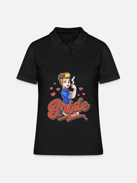Mariée - Polo Femme - noir