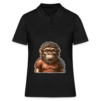 Neanderthal - Women's Polo Shirt - black - Front - Ailine (174cm)