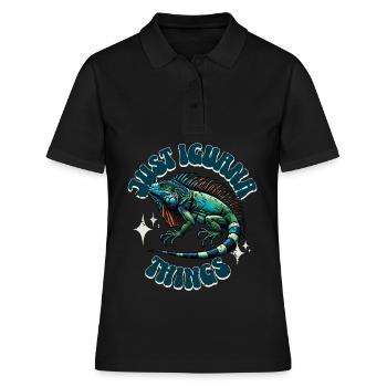 Iguane - Polo Femme - noir - Devant - Ailine (174cm)