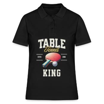 Ping-pong - Polo Femme - noir - Devant - Ailine (174cm)
