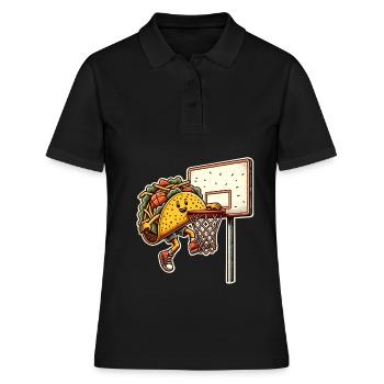 Taco Basketball Tacos - Polo Femme - noir - Devant - Ailine (174cm)