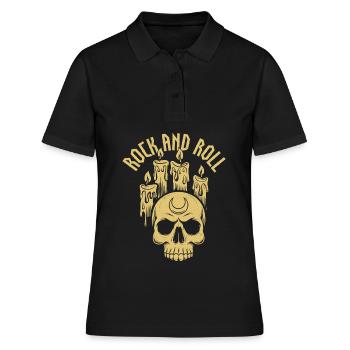 Rock and roll - Polo Femme - noir - Devant - Ailine (174cm)