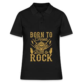 Rock and roll - Polo Femme - noir - Devant - Ailine (174cm)