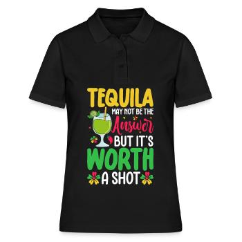 Téquila - Polo Femme - noir - Devant - Ailine (174cm)