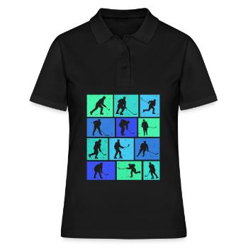 Hockey - Polo Femme - noir - Devant - Ailine (174cm)