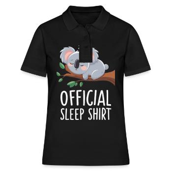 Koala Koala Koala Ours Koala Animal - Polo Femme - noir - Devant - Ailine (174cm)