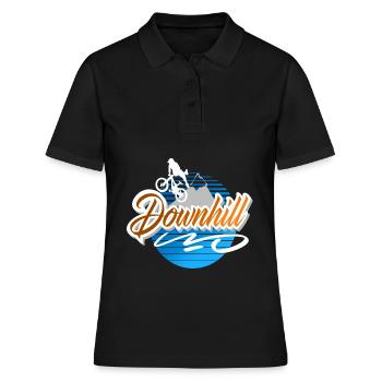 Downhill - Frauen Polo Shirt - Schwarz - Vorne - Ailine (174cm)