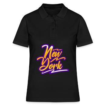 New York - Polo Femme - noir - Devant - Ailine (174cm)