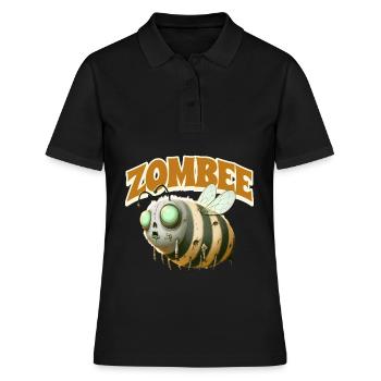 Abeille zombie Zombee - Polo Femme - noir - Devant - Ailine (174cm)