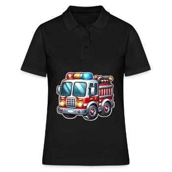Fire brigade - Women's Polo Shirt - black - Front - Ailine (174cm)