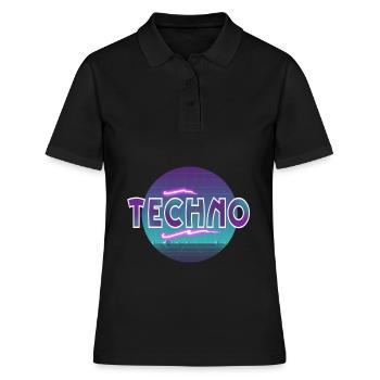 Techno - Polo Femme - noir - Devant - Ailine (174cm)
