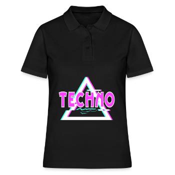 Techno - Women's Polo Shirt - black - Front - Ailine (174cm)