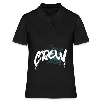 Crew - Frauen Polo Shirt - Schwarz - Vorne - Ailine (174cm)