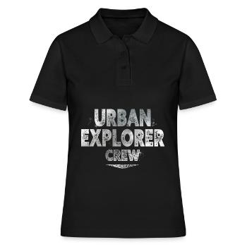 Explorateur urbain - Polo Femme - noir - Devant - Ailine (174cm)