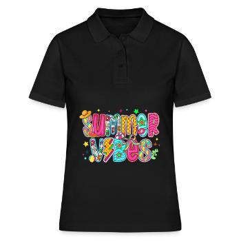 Ambiance estivale - Polo Femme - noir - Devant - Ailine (174cm)