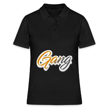 Équipe de gang - Polo Femme - noir - Devant - Ailine (174cm)