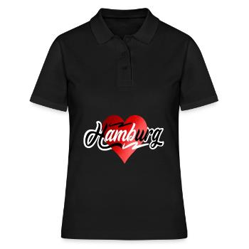 Hambourg - Polo Femme - noir - Devant - Ailine (174cm)