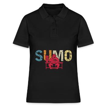 Sumo - Frauen Polo Shirt - Schwarz - Vorne - Ailine (174cm)