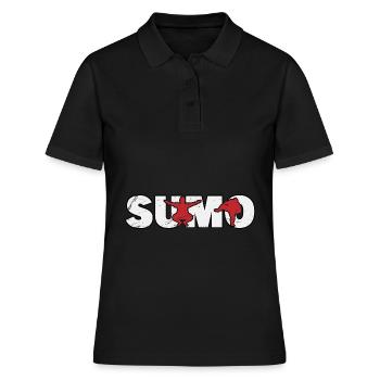 Sumo - Frauen Polo Shirt - Schwarz - Vorne - Ailine (174cm)