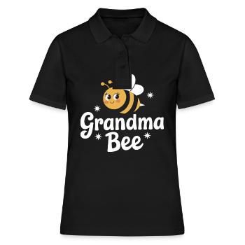 abeille abeille apicultrice abeille abeille - Polo Femme - noir - Devant - Ailine (174cm)