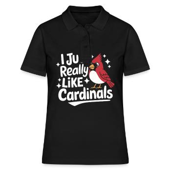 Cardinal Rouge Cardinal Vogel Rouge Cardinal - Polo Femme - noir - Devant - Ailine (174cm)