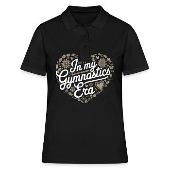 Turnen Turner Gymnastik - Frauen Polo Shirt - Schwarz - Vorne - Ailine (174cm)