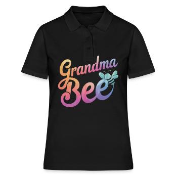 abeille abeille apicultrice abeille abeille - Polo Femme - noir - Devant - Ailine (174cm)