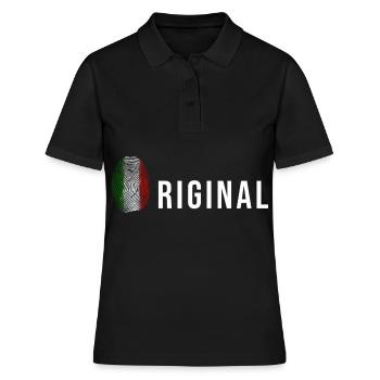 Italie original italy - Polo Femme - noir - Devant - Ailine (174cm)