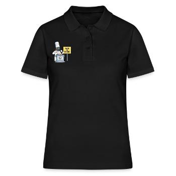 Taste the Future ! - Frauen Polo Shirt - Schwarz - Vorne - Ailine (174cm)