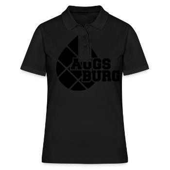 Augsburg Zirbelnuss Black - Polo Femme - noir - Devant - Ailine (174cm)