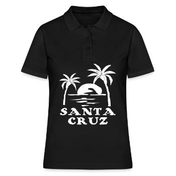 Santa Cruz Californie - Polo Femme - noir - Devant - Ailine (174cm)