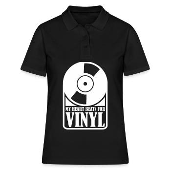 Disques vinyles - Polo Femme - noir - Devant - Ailine (174cm)