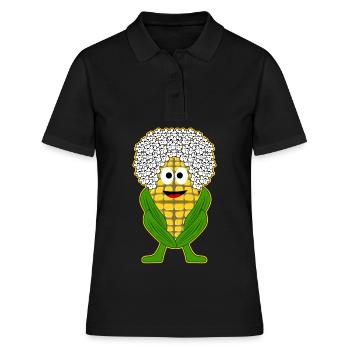 Corn Popcorn - Women's Polo Shirt - black - Front - Ailine (174cm)