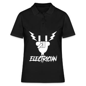 Électricien Électricien - Polo Femme - noir - Devant - Ailine (174cm)