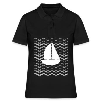 Synthétiseur Forme d’onde Synthétiseurs - Polo Femme - noir - Devant - Ailine (174cm)