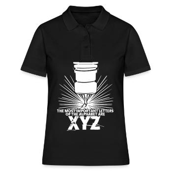 Machinist CNC Turner Milling Machine - Women's Polo Shirt - black - Front - Ailine (174cm)
